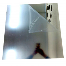 Акрил дзеркальний колір срібло з двостороннім скотчем 1мм 60 * 60 см