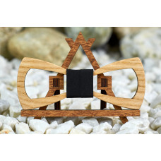 Краватка-метелик різьблена Контур middle на шию під сорочки чоловічі Краватка-метелик різьблена Контур middle на шию під сорочки чоловічі