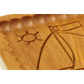 Пряникове дошка деревяна Човен розмір 15*15*2см .Форма для формування пряників